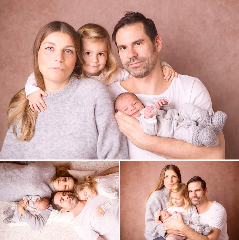 Neugeborenenfotografie Familienfotoshooting